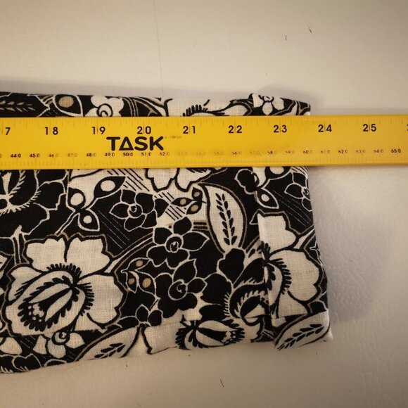 Liz Claiborne Ladies Size Large 100% Linen Black/White/Tan Blazer - Picture 14 of 15